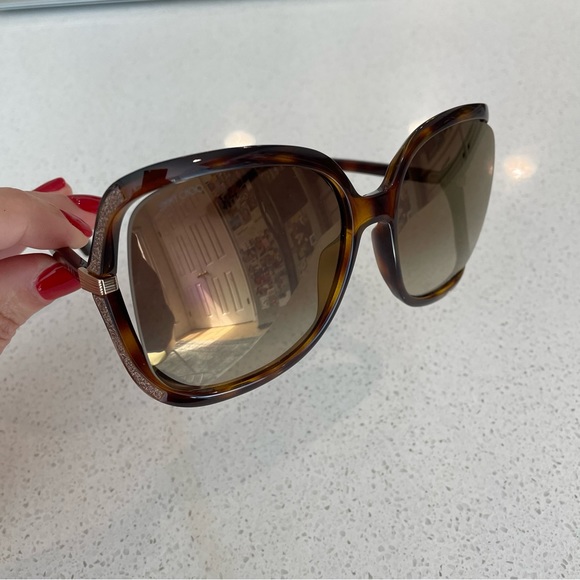 Jimmy Choo Tilda Butterfly sunglasses - Tortoise - Picture 5 of 5